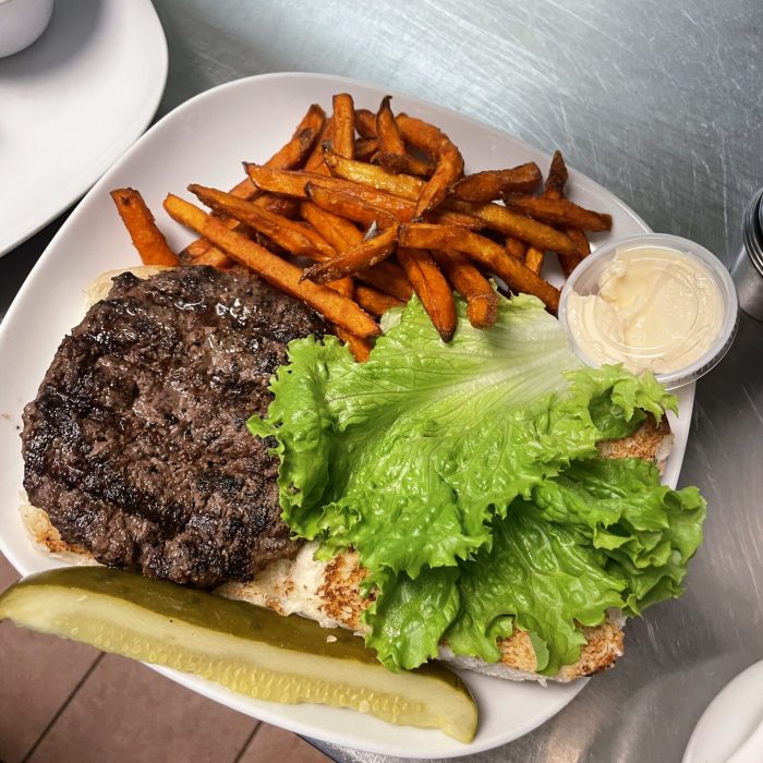 Big Bertha w/ Sweet Potato Fries