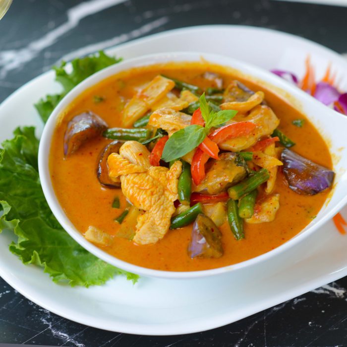 chicken red curry