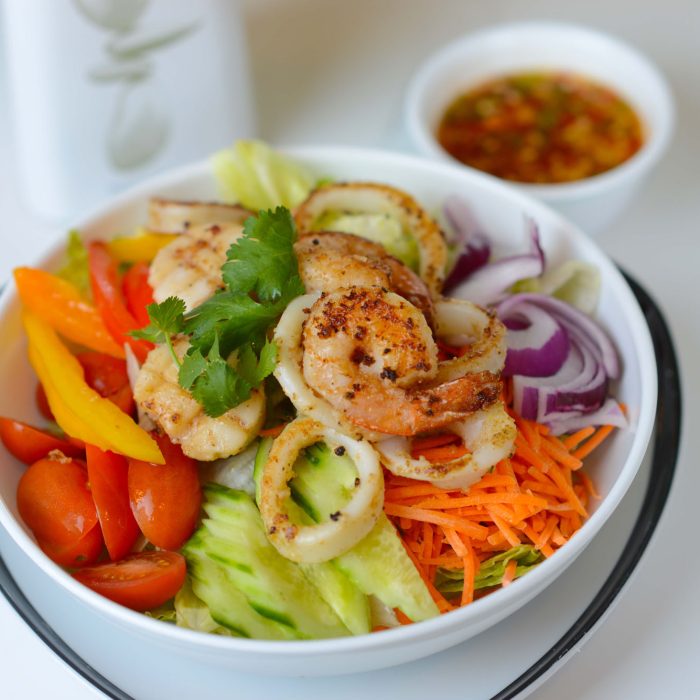 spicy seafood salad